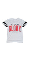 Load image into Gallery viewer, All for HIS Glory! - Football Jersey Tee