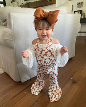 Load image into Gallery viewer, Andi Pleated Bell Bottom Jumpsuit - Flower Child