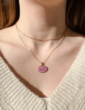 Load image into Gallery viewer, Pink WWJD Necklace Set