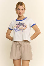 Load image into Gallery viewer, ELASTIC WAIST STRIPE CASUAL SHORTS