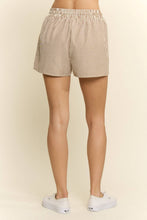 Load image into Gallery viewer, ELASTIC WAIST STRIPE CASUAL SHORTS