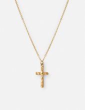 Load image into Gallery viewer, Textured Cross Necklace