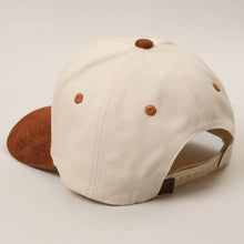 Load image into Gallery viewer, RAISING BELIEVERS Suede Two-Tone Trucker Hat