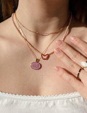 Load image into Gallery viewer, Pink WWJD Necklace Set