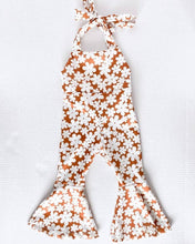 Load image into Gallery viewer, Andi Pleated Bell Bottom Jumpsuit - Flower Child