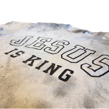 Load image into Gallery viewer, Jesus is King Tee Shirt Smoke Blast