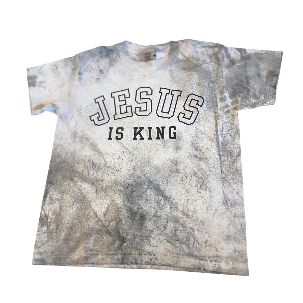 Jesus is King Tee Shirt Smoke Blast
