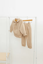 Load image into Gallery viewer, Taupe Fleece Set