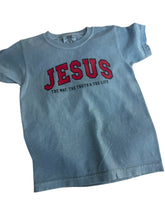 Load image into Gallery viewer, Jesus The Way The Truth The Life Kids Tee Shirt