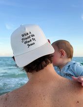 Load image into Gallery viewer, What a Friend in Jesus Trucker Hat