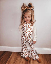 Load image into Gallery viewer, Andi Pleated Bell Bottom Jumpsuit - Flower Child